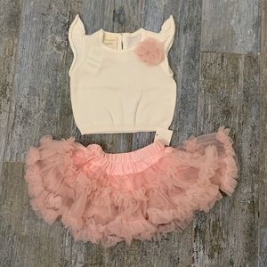 NEW! First impressions 2 piece tutu skirt and sweater top